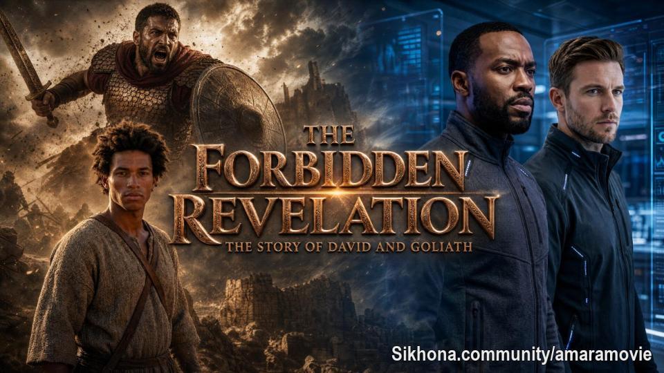 Synopsis for the upcoming movie A.M.A.R.A. Forbidden Revelation - The Story of David and Goliath. This faith-based film takes place in 2026, but A.M.A.R.A. takes us on an immersive journey that chronicles the life of a young King David told as never before.